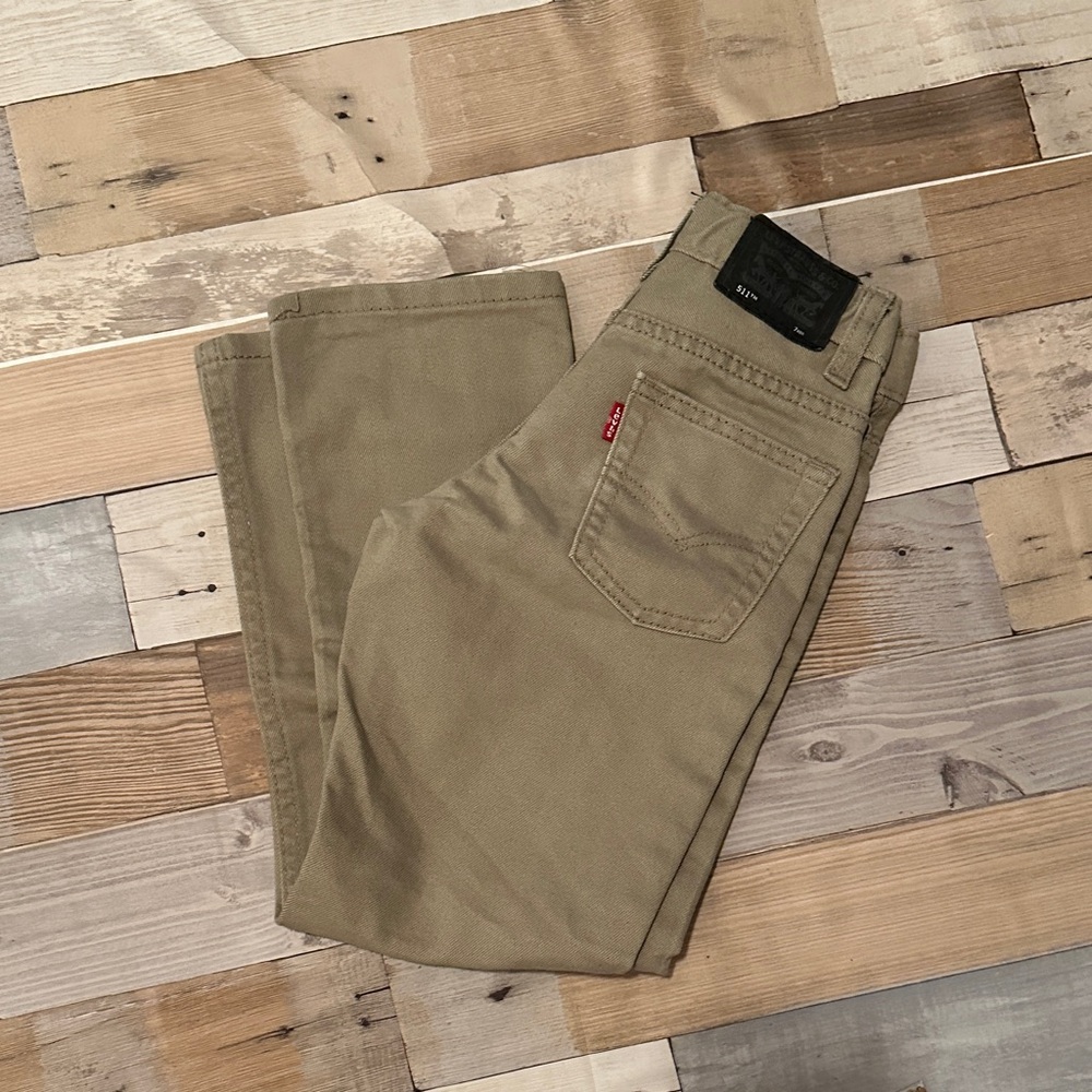 Boys Levi's 511 Slim Tan Jean pants  NWOT